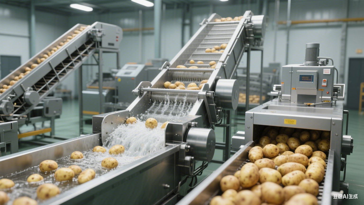涡流清洗机在食品加工厂土豆清洗中的应用实践(2)