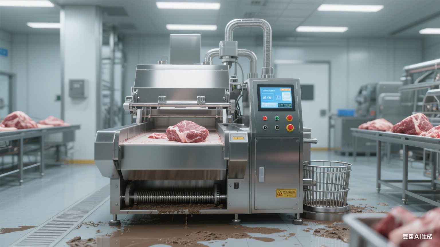 肉类加工清洗新突破：涡流清洗机有效去污，保品质(2)