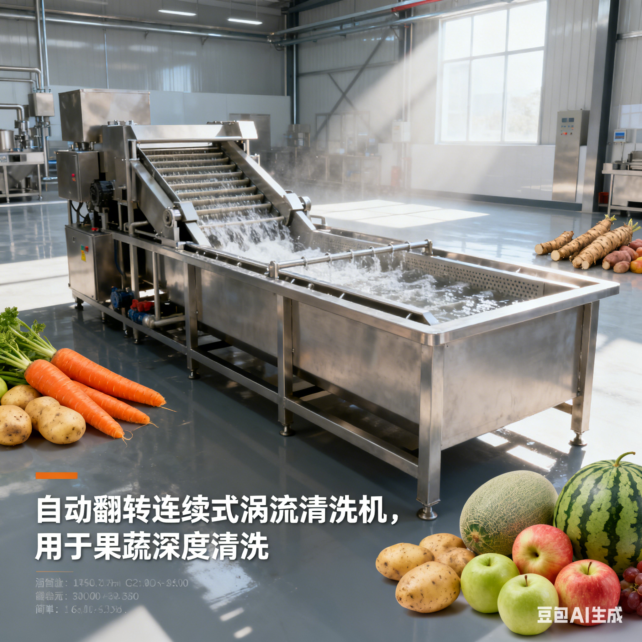 自动翻转连续式涡流清洗机，售前服务有多贴心？(1)