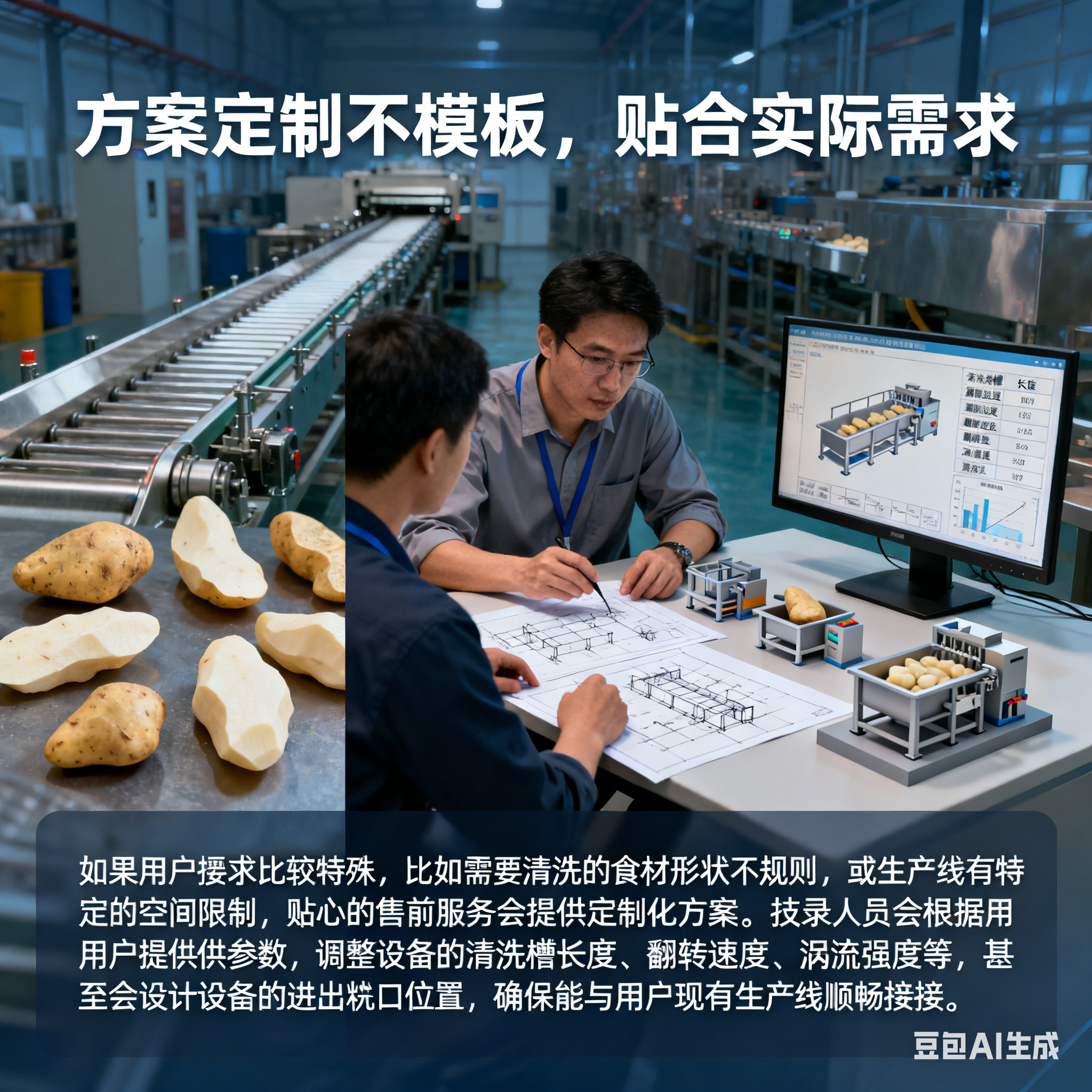 自动翻转连续式涡流清洗机，售前服务有多贴心？(3)