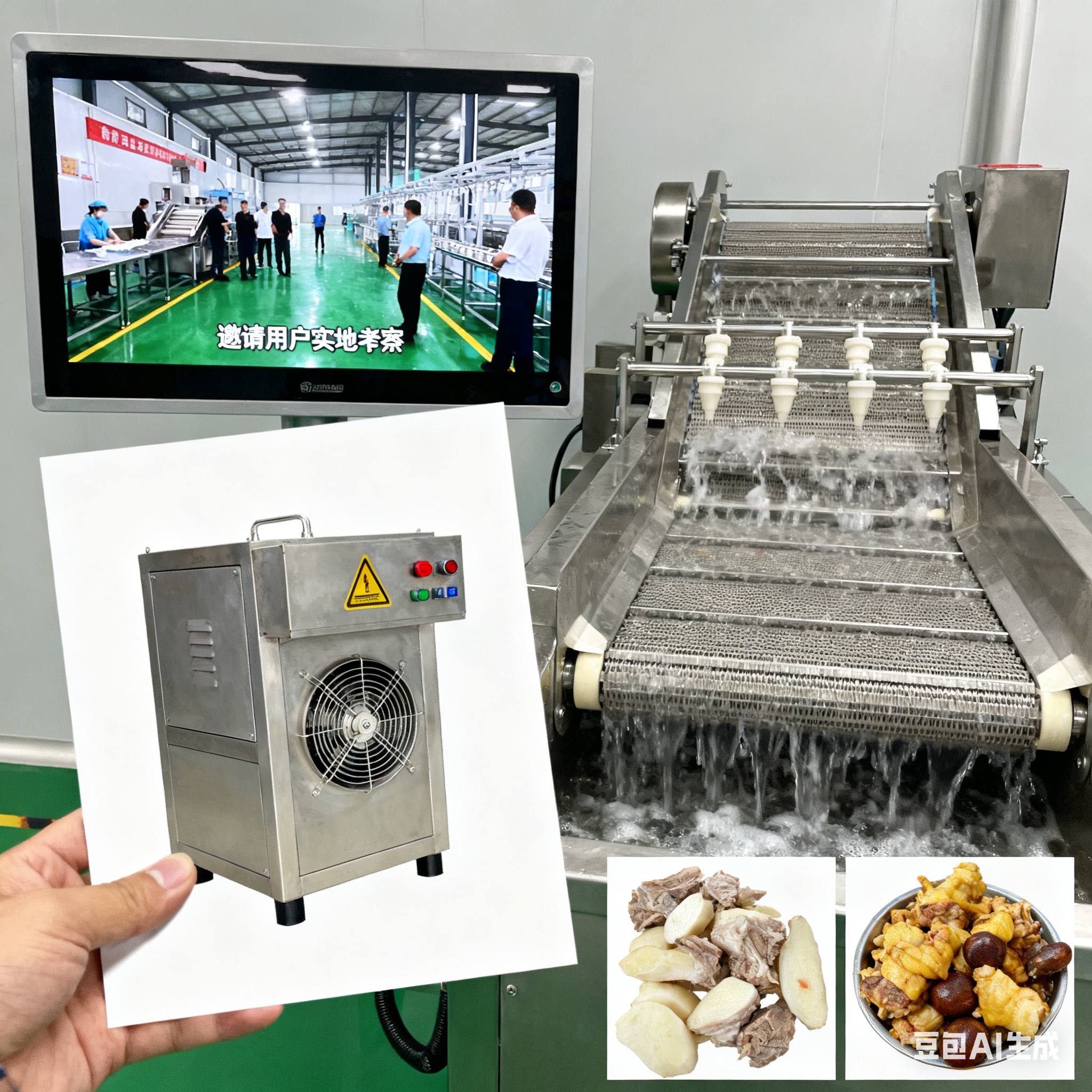 自动翻转连续式涡流清洗机，售前服务有多贴心？(4)